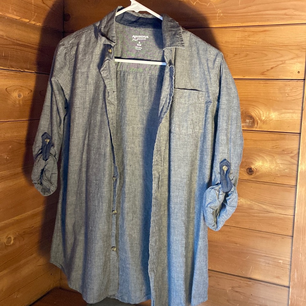 Arizona Jean boys button down shirt